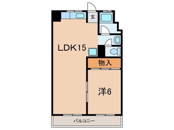 コンフォート六甲道の物件間取画像